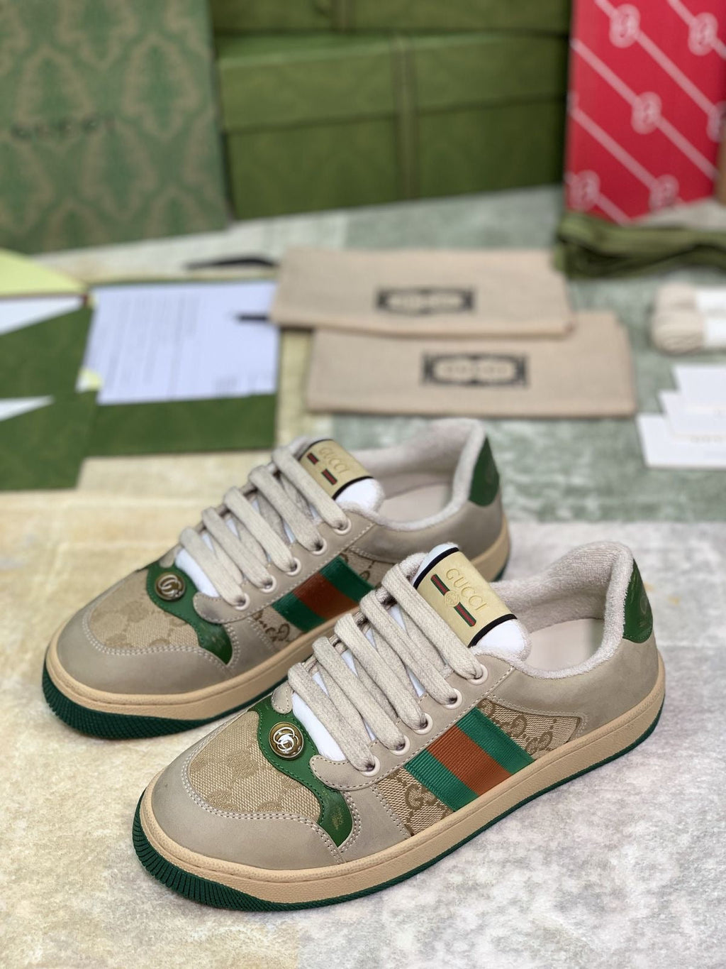 Green Sneakers