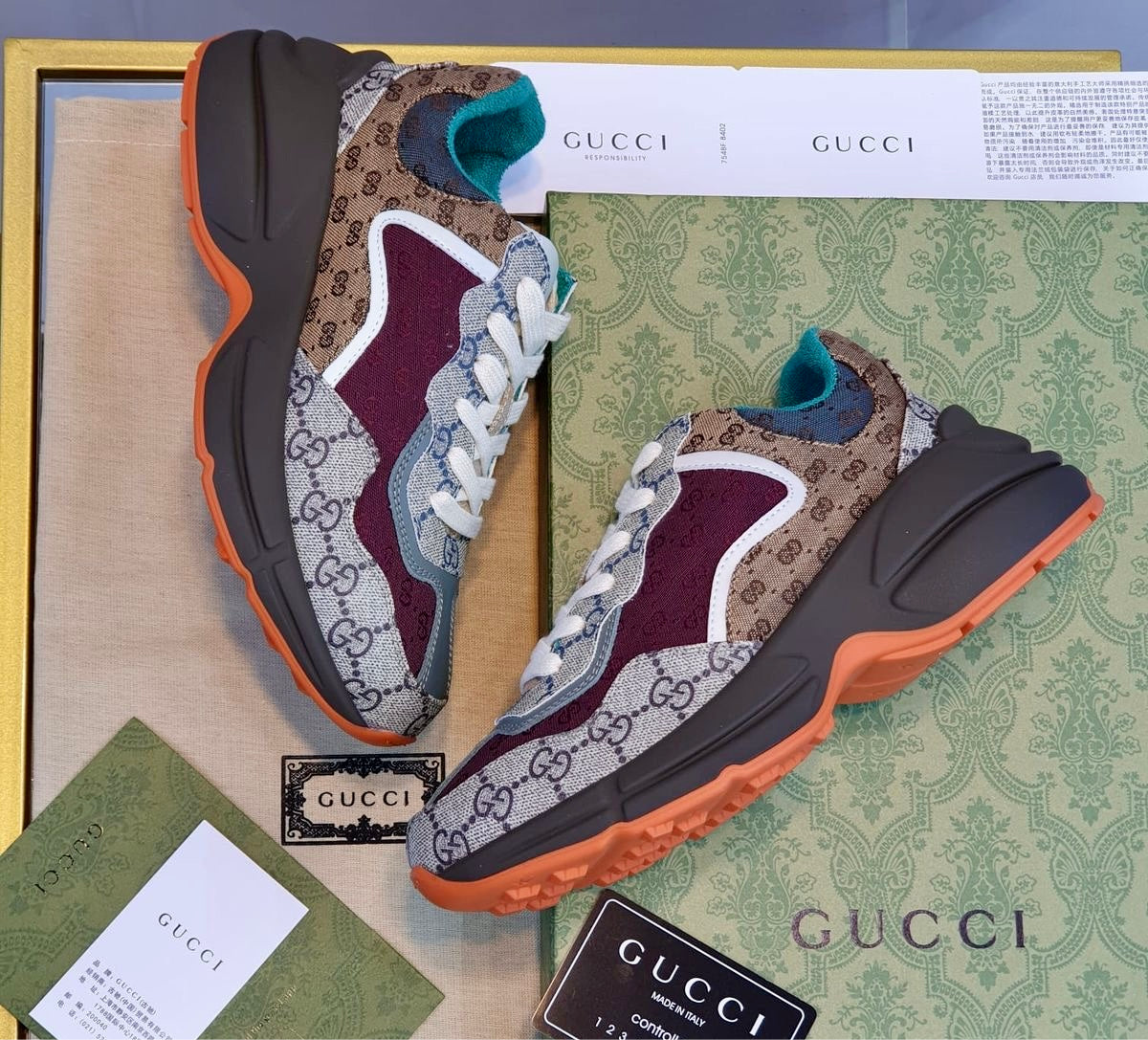 Wine Red Sneakers