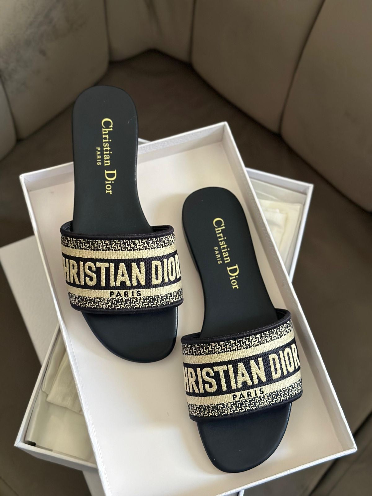 CD Black Sandals