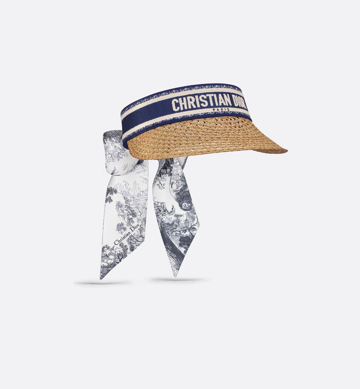 Luxury Straw Visor